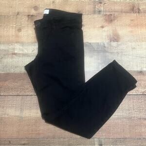 Express Jeans Women's Black Ankle Length Skinny Jeans Sz 4 Closet Staple